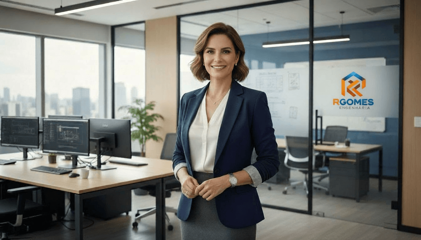 Secretária atendendo